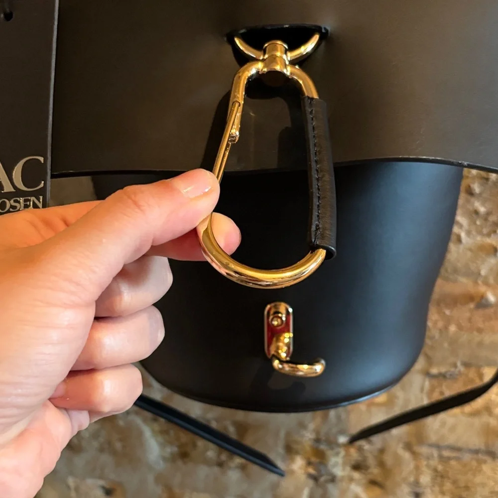 Zac Posen Black Leather Crossbody Bag - Picture 4 of 8